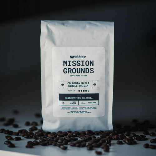 single bag of Colombian coffee